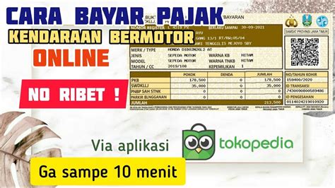 5 Cara Cek Pembayaran Pajak Motor Online yang Bisa Kamu Lakukan dalam 10 Menit! 5 Cara Cek Pembayaran Pajak Motor Online yang Bisa Kamu Lakukan dalam 10 Menit!