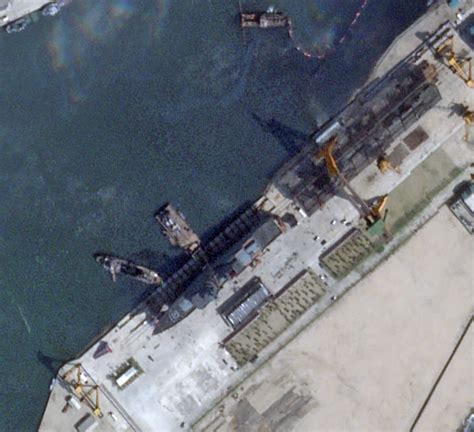 N. Korean Frigate Rises Again in Satellite Image, Mystery Remains